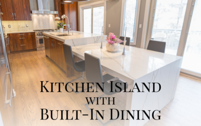 Kitchen Island With Built-In Dining